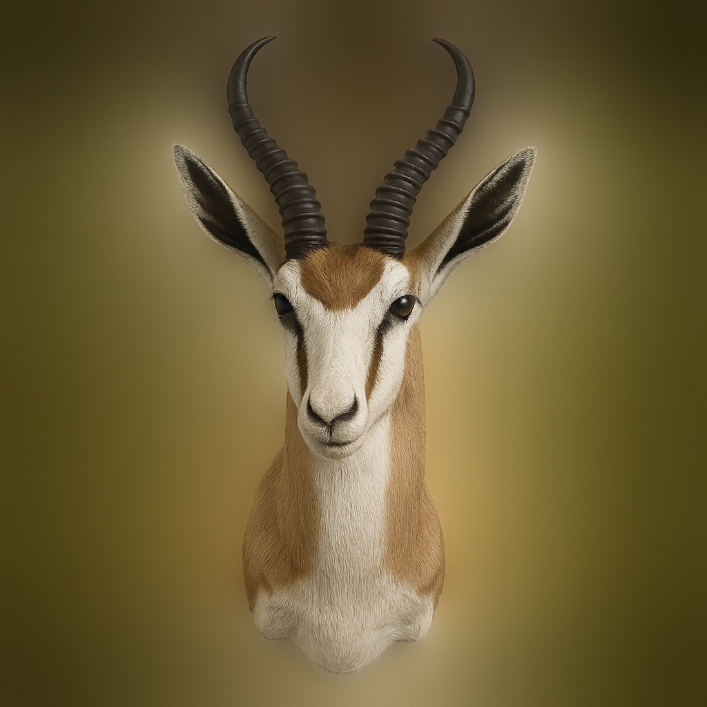 Mounted springbuck